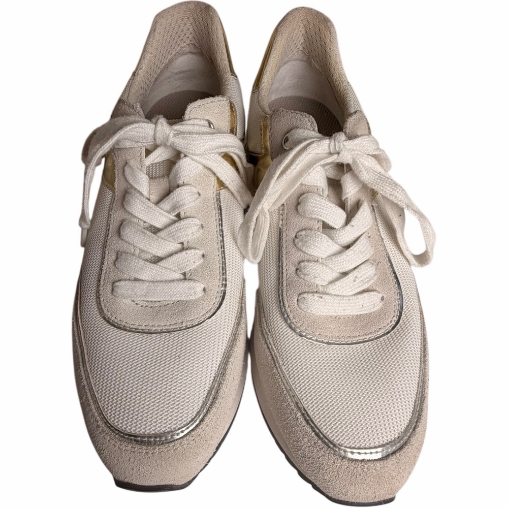 Geox D Doralea A Respira White Gold Comfort Walking Sneakers EU 40 US 10 - Picture 5 of 13